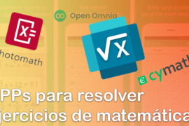 aplicaciones móviles para resolver ejercicios de matemáticas cymath open omnia qanda microsoft math